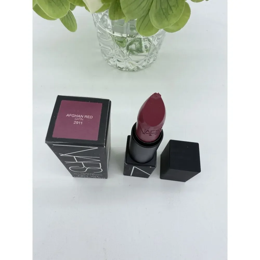 Nars Satin Lipstick 2911 AFGHAN RED Full Size 0.12 Oz. / 3.5 g Damaged Tip